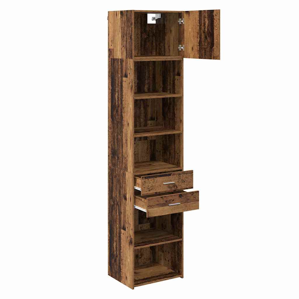 Haut Armoire Bois Ancien 50 x 42,5 x 225 cm Bois d'ingénierie - XIOS