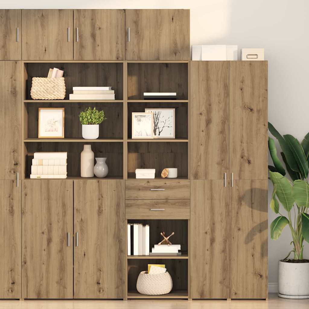 Haut Armoire Montage mural Chêne artisanal 50 x 42,5 x 225 cm - XIOS
