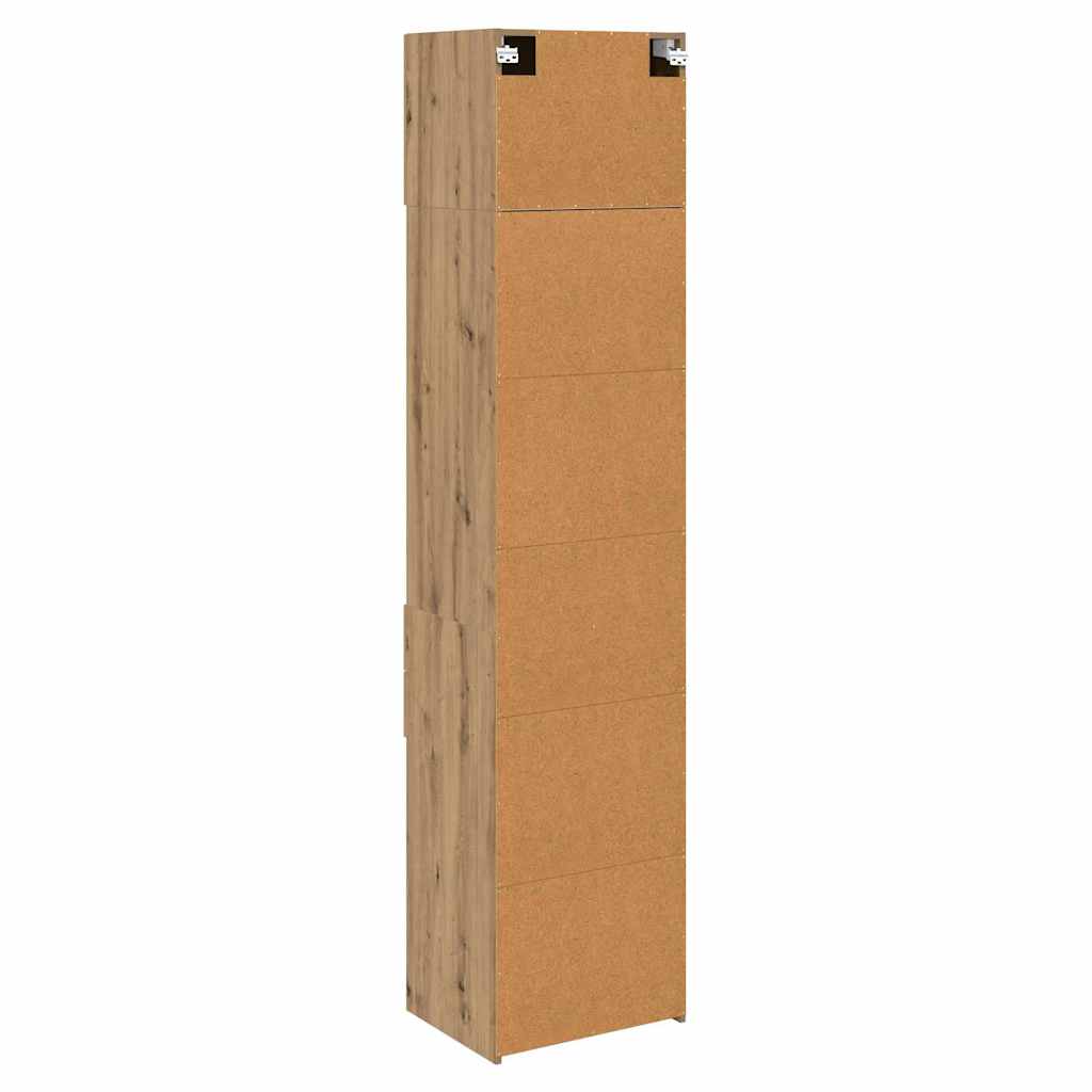 Haut Armoire Montage mural Chêne artisanal 50 x 42,5 x 225 cm - XIOS