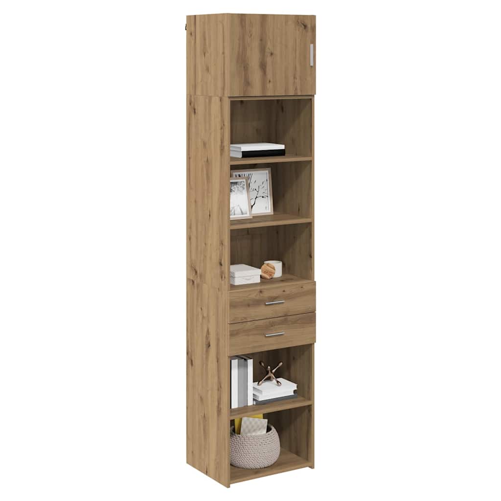 Haut Armoire Montage mural Chêne artisanal 50 x 42,5 x 225 cm - XIOS