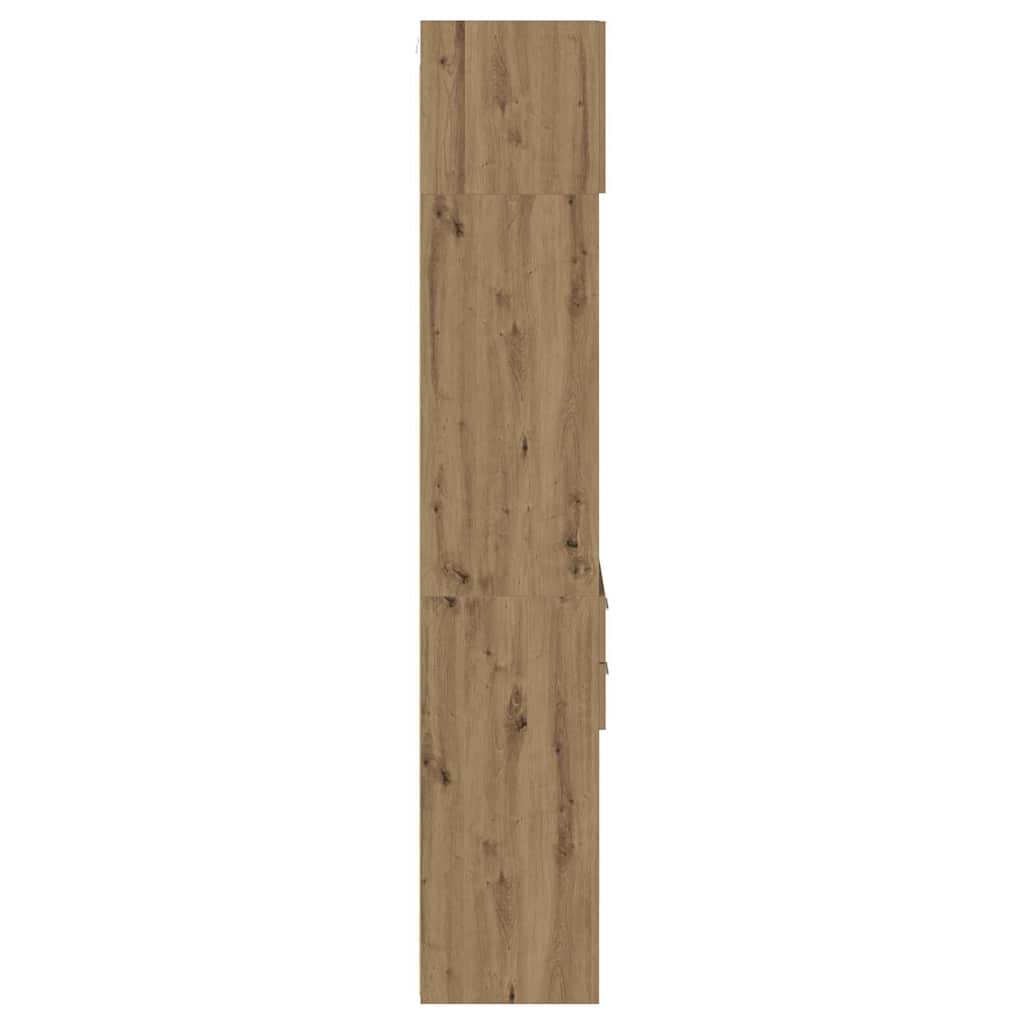 Haut Armoire Montage mural Chêne artisanal 50 x 42,5 x 225 cm - XIOS