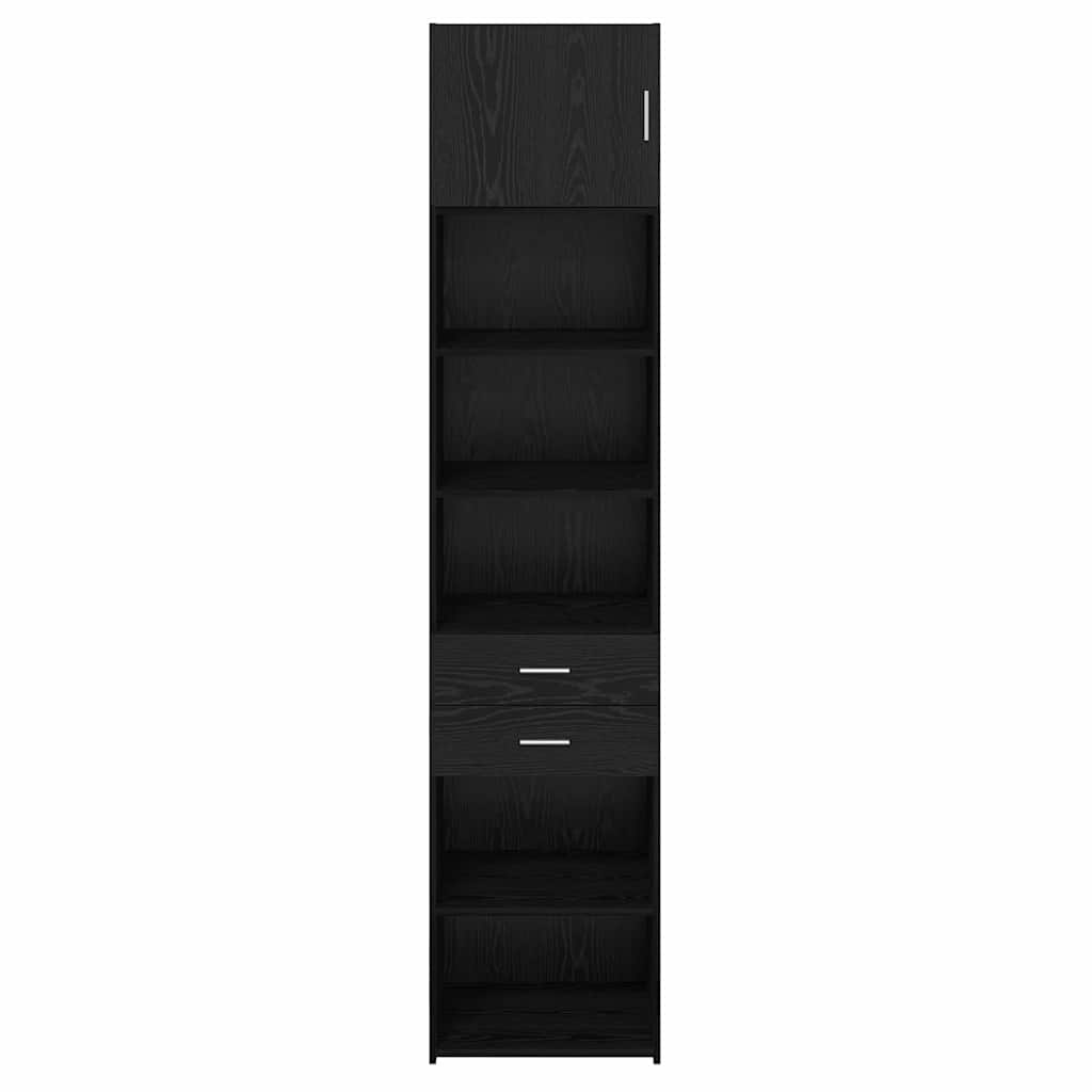 Haut Armoire Chêne noir 50 x 42,5 x 225 cm Bois d'ingénierie - XIOS