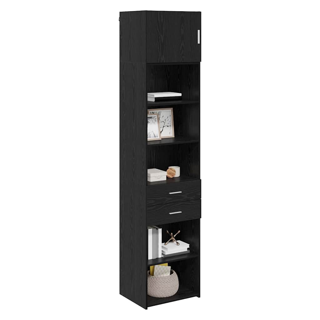 Haut Armoire Chêne noir 50 x 42,5 x 225 cm Bois d'ingénierie - XIOS