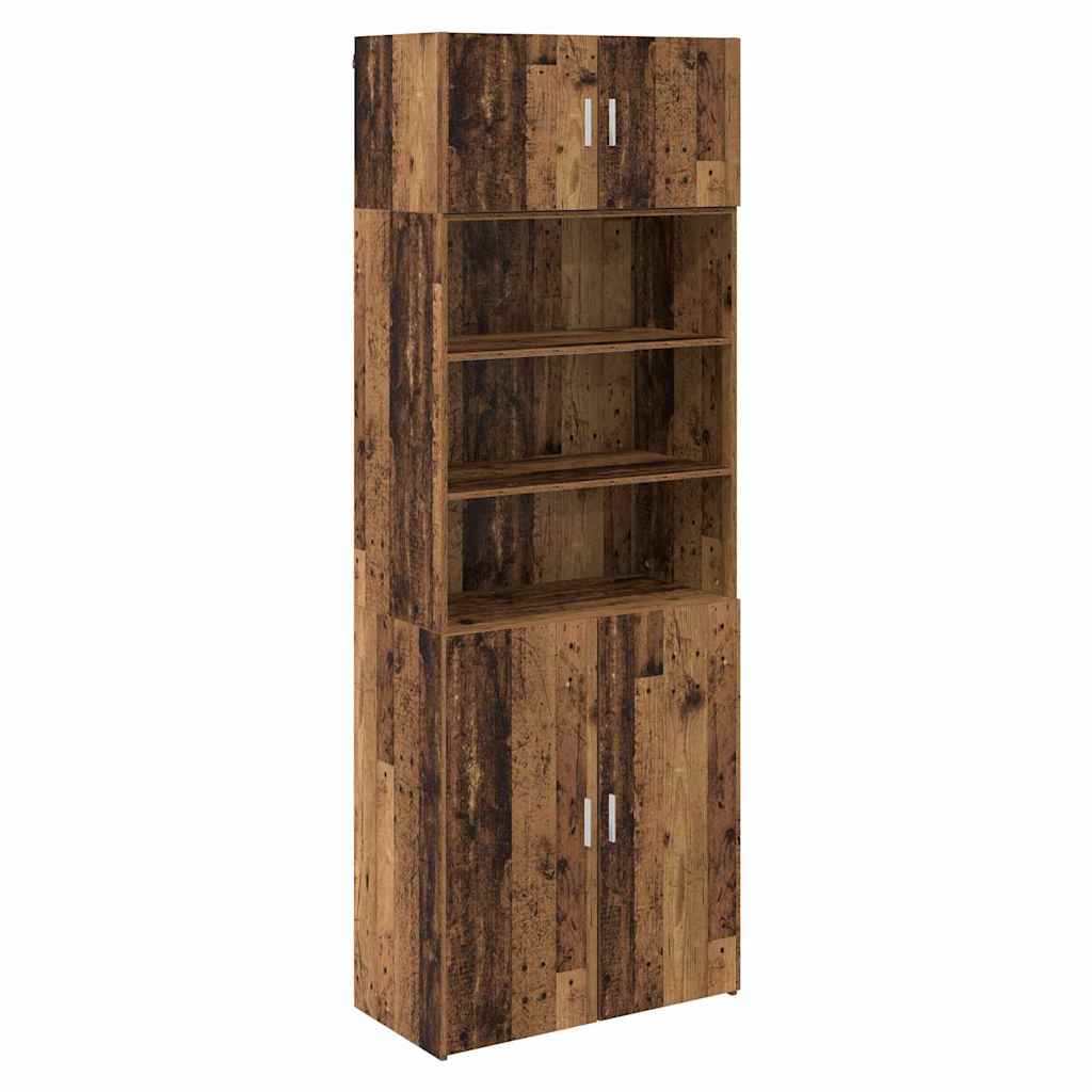 Armoire de rangement Bois Ancien 80 x 42,5 x 225 cm - XIOS