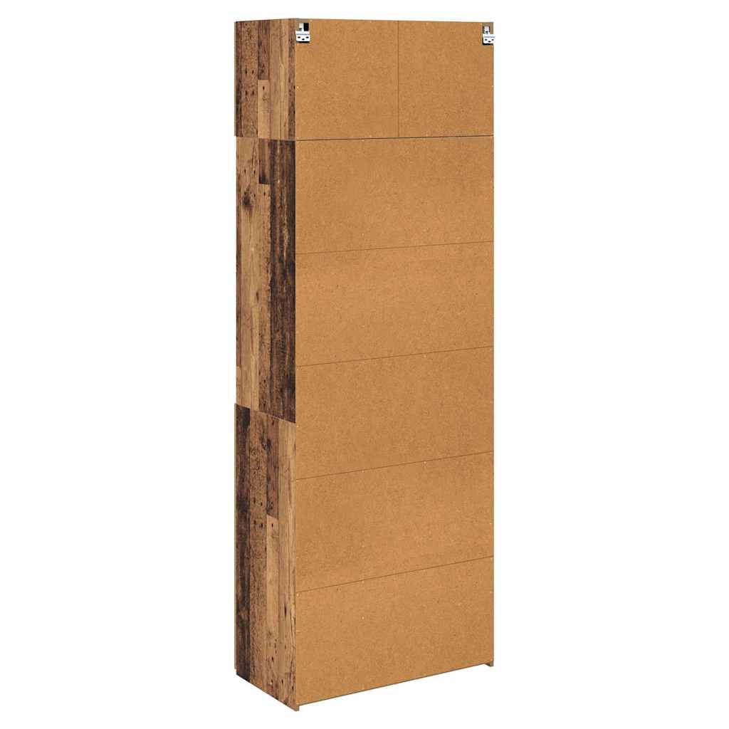 Armoire de rangement Bois Ancien 80 x 42,5 x 225 cm - XIOS