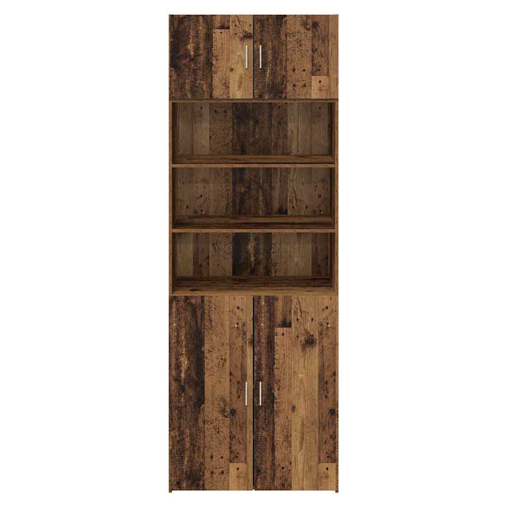 Armoire de rangement Bois Ancien 80 x 42,5 x 225 cm - XIOS