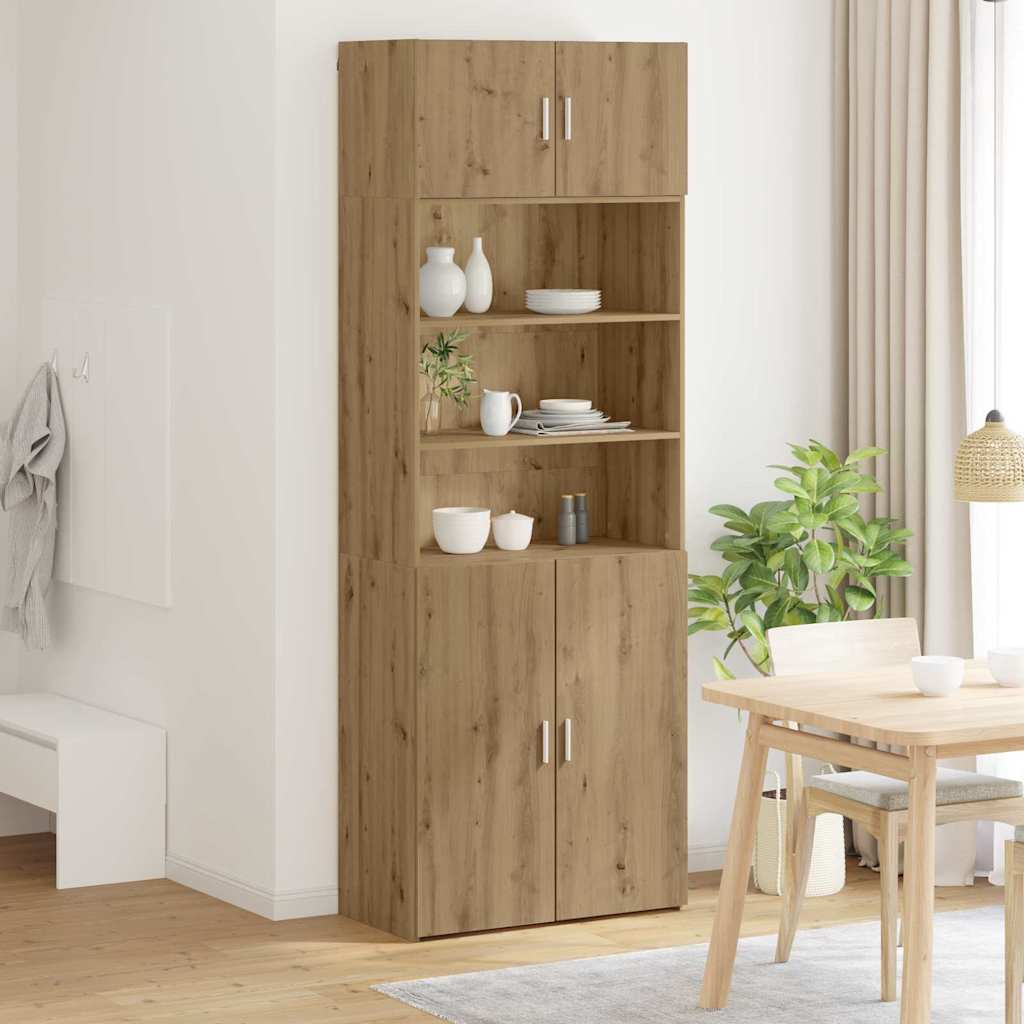 Armoire de rangement Chêne artisanal 80 x 42,5 x 225 cm - XIOS