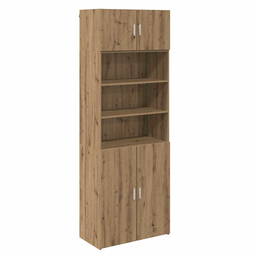 Armoire de rangement Chêne artisanal 80 x 42,5 x 225 cm - XIOS