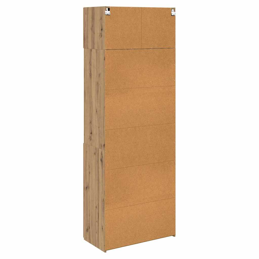 Armoire de rangement Chêne artisanal 80 x 42,5 x 225 cm - XIOS