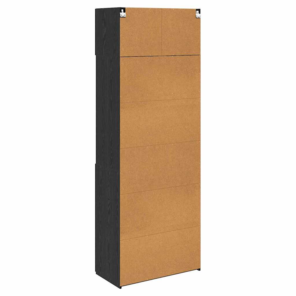 Armoire de rangement Chêne noir 80 x 42,5 x 225 cm - XIOS