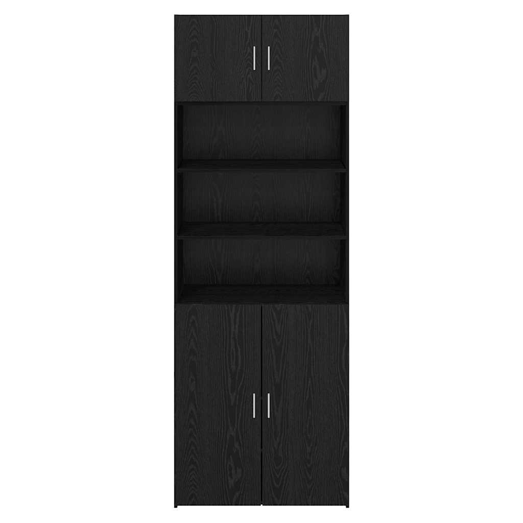 Armoire de rangement Chêne noir 80 x 42,5 x 225 cm - XIOS