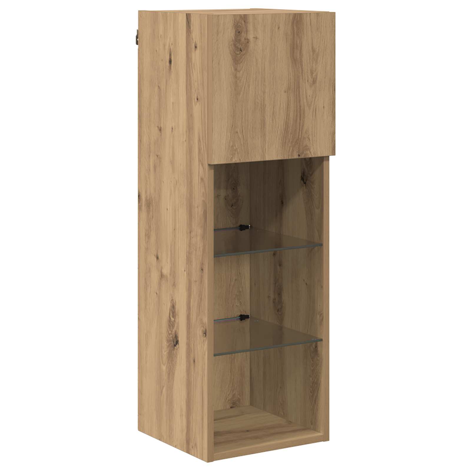Meubles TV muraux 4 pcs Chêne noir 40 x 30 x 30 cm - XIOS