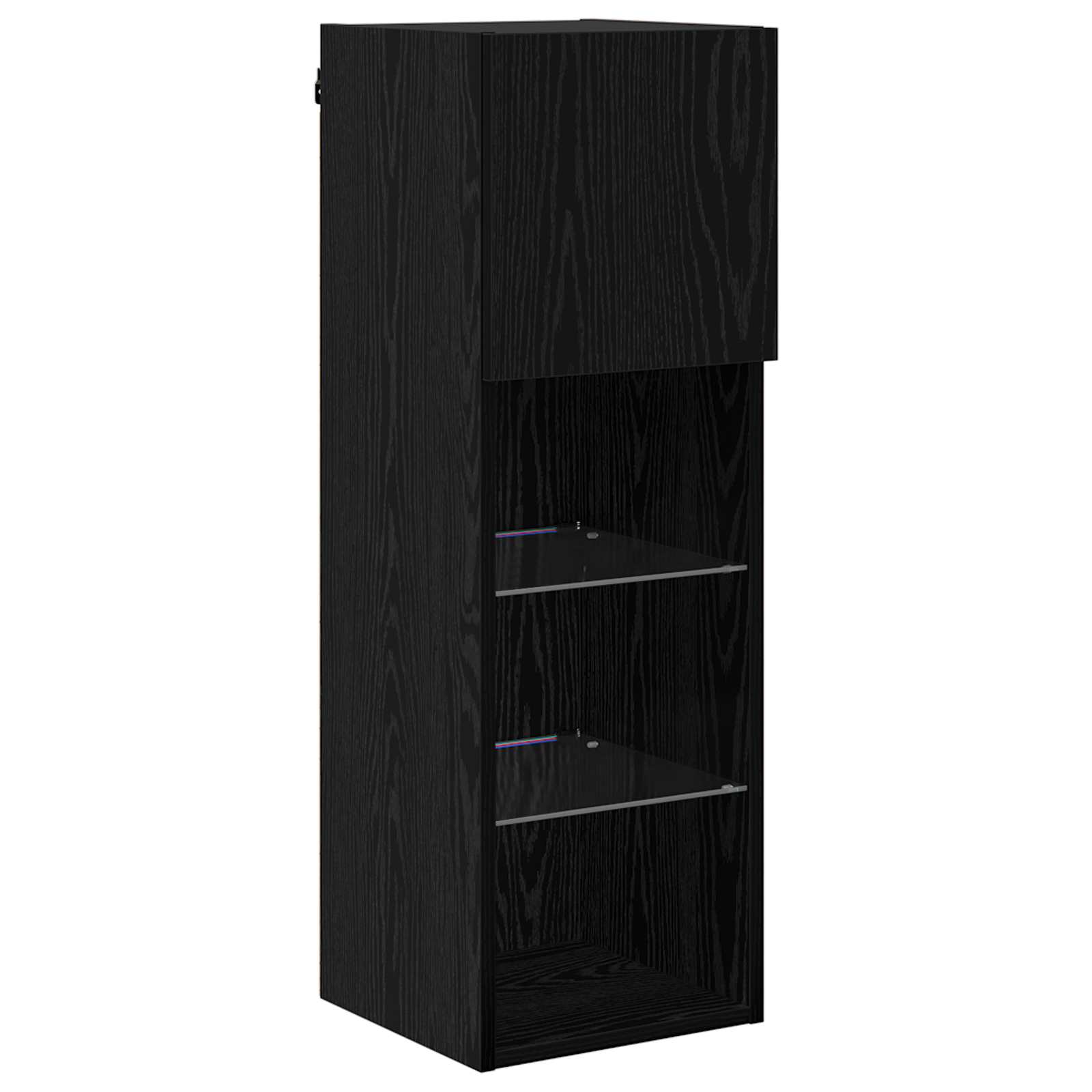Meubles TV muraux 4 pcs Chêne noir 40 x 30 x 30 cm - XIOS