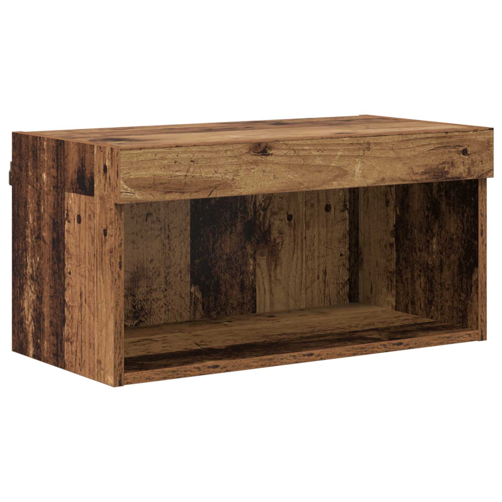 Unité murale de TV 6 pcs Bois Ancien Bois d'ingénierie - XIOS