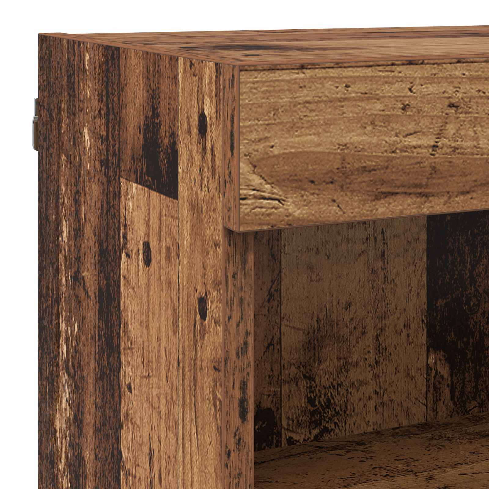 Unité murale de TV 6 pcs Bois Ancien Bois d'ingénierie - XIOS