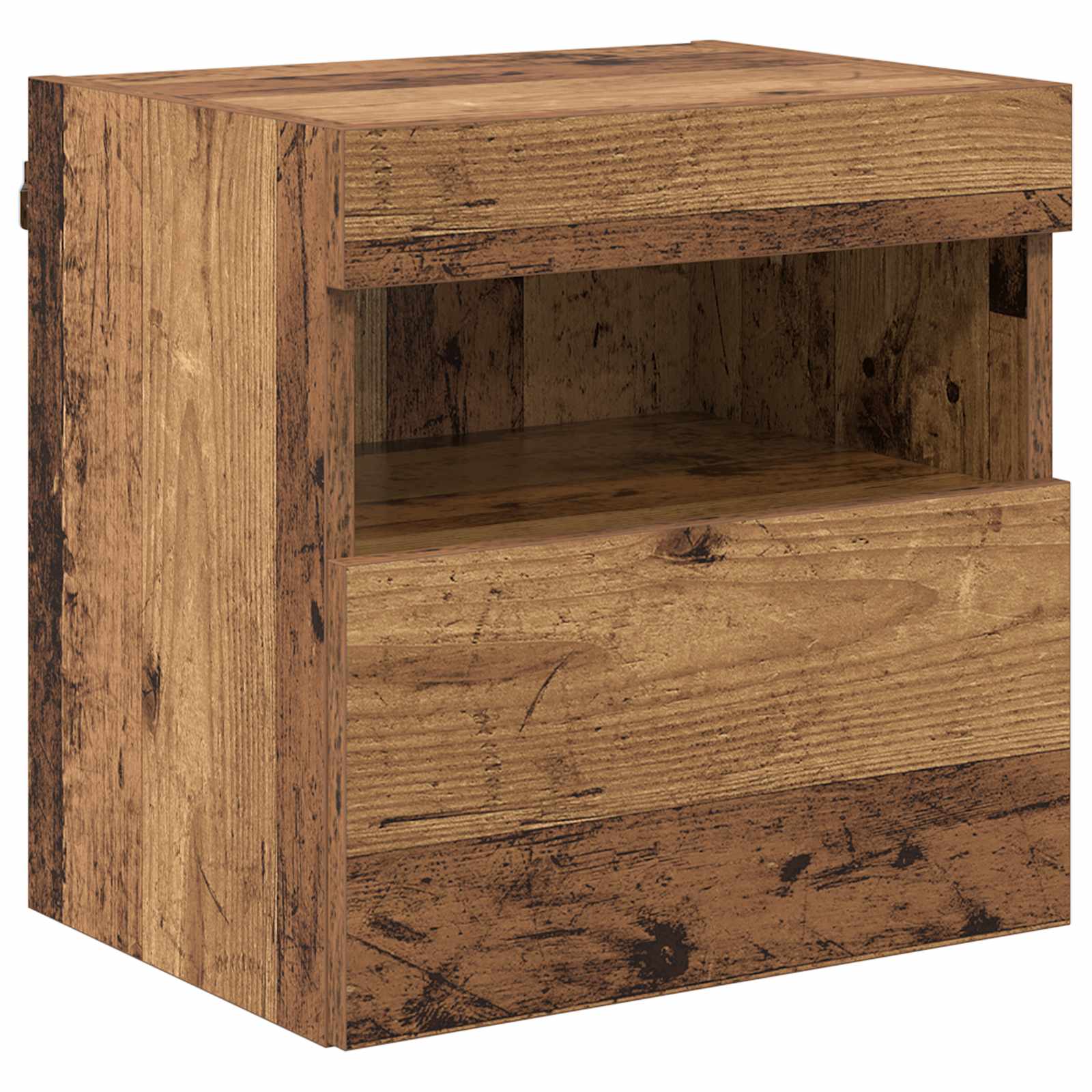 Meubles TV muraux 6 pc Bois ancien Bois d'ingénierie