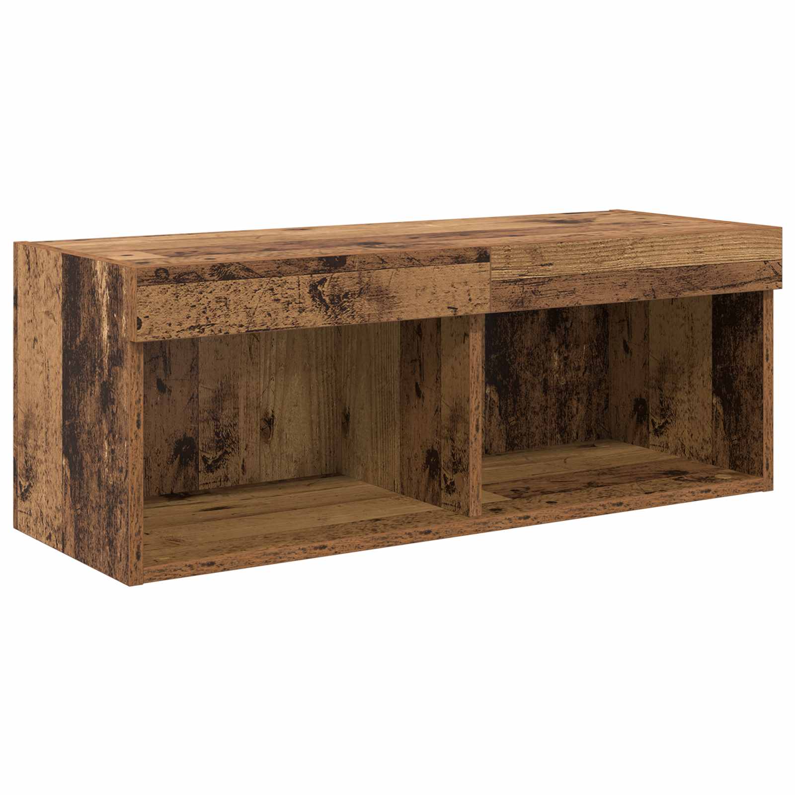 Meubles TV muraux 6 pc Bois ancien Bois d'ingénierie