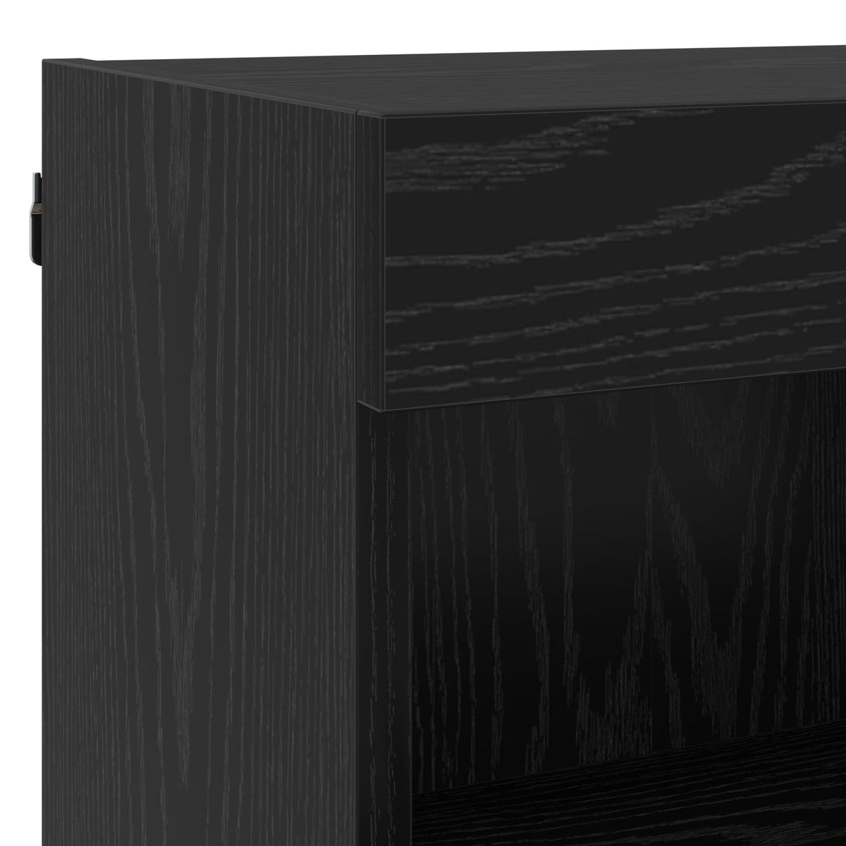 Ensemble de meuble TV mural 6 pcs Chêne Noir Bois d’ingénierie