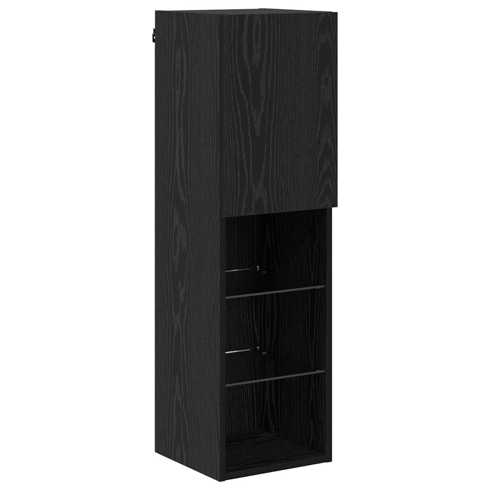 Ensemble de meuble TV mural 6 pcs Chêne Noir Bois d’ingénierie - XIOS