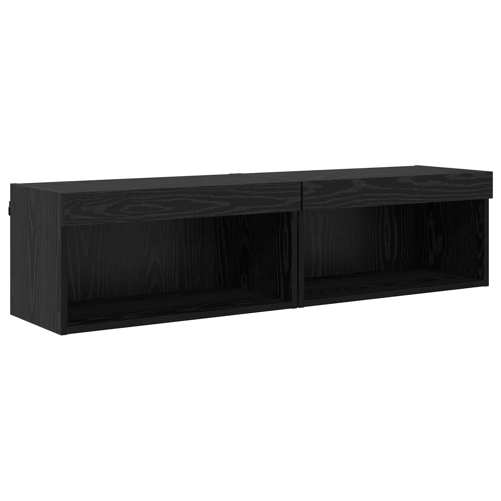Ensemble de meuble TV mural 6 pcs Chêne Noir Bois d’ingénierie - XIOS