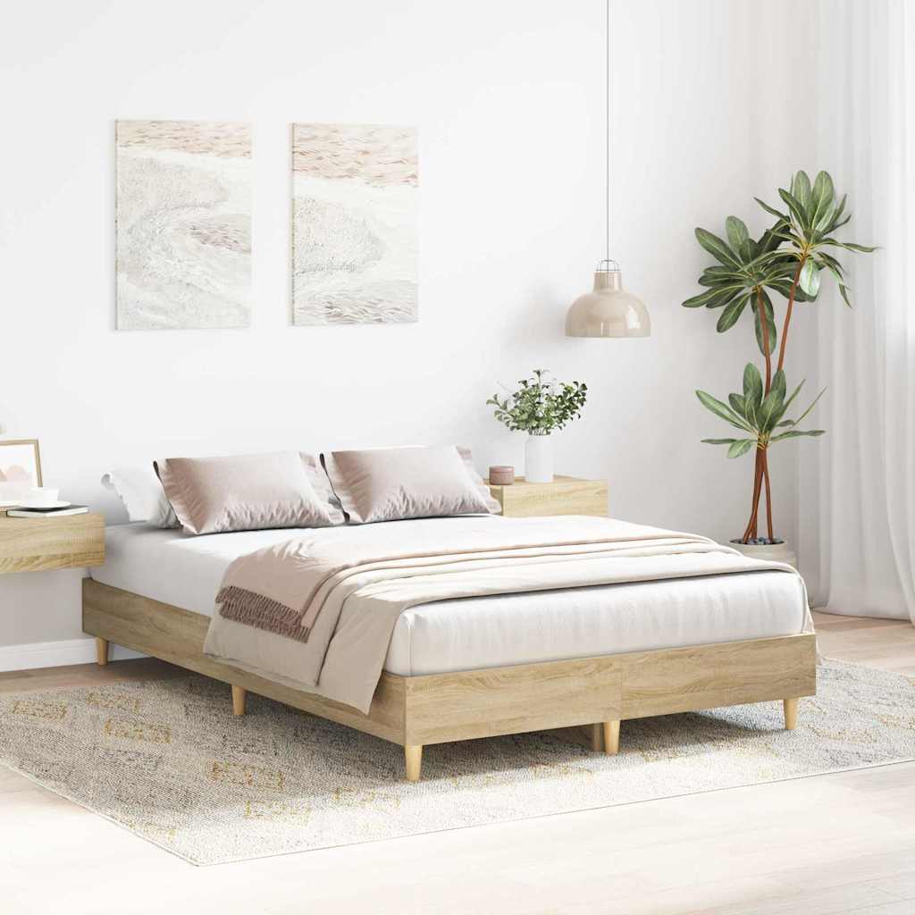 Cadre de lit Sonoma 137 x 190 cm Bois d'ingénierie - XIOS