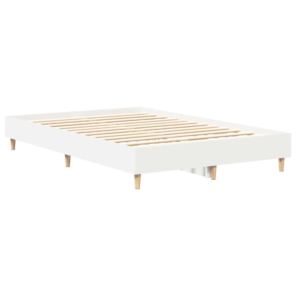 Cadre de lit Blanc 137 x 190 cm Bois d'ingénierie - XIOS