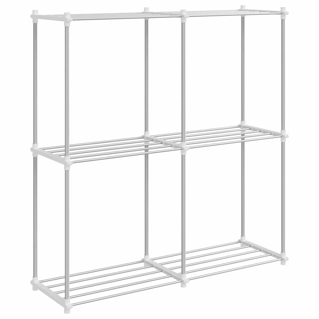 Étagère de rangement blanc 43 x 27 x 90 cm Aluminium - XIOS