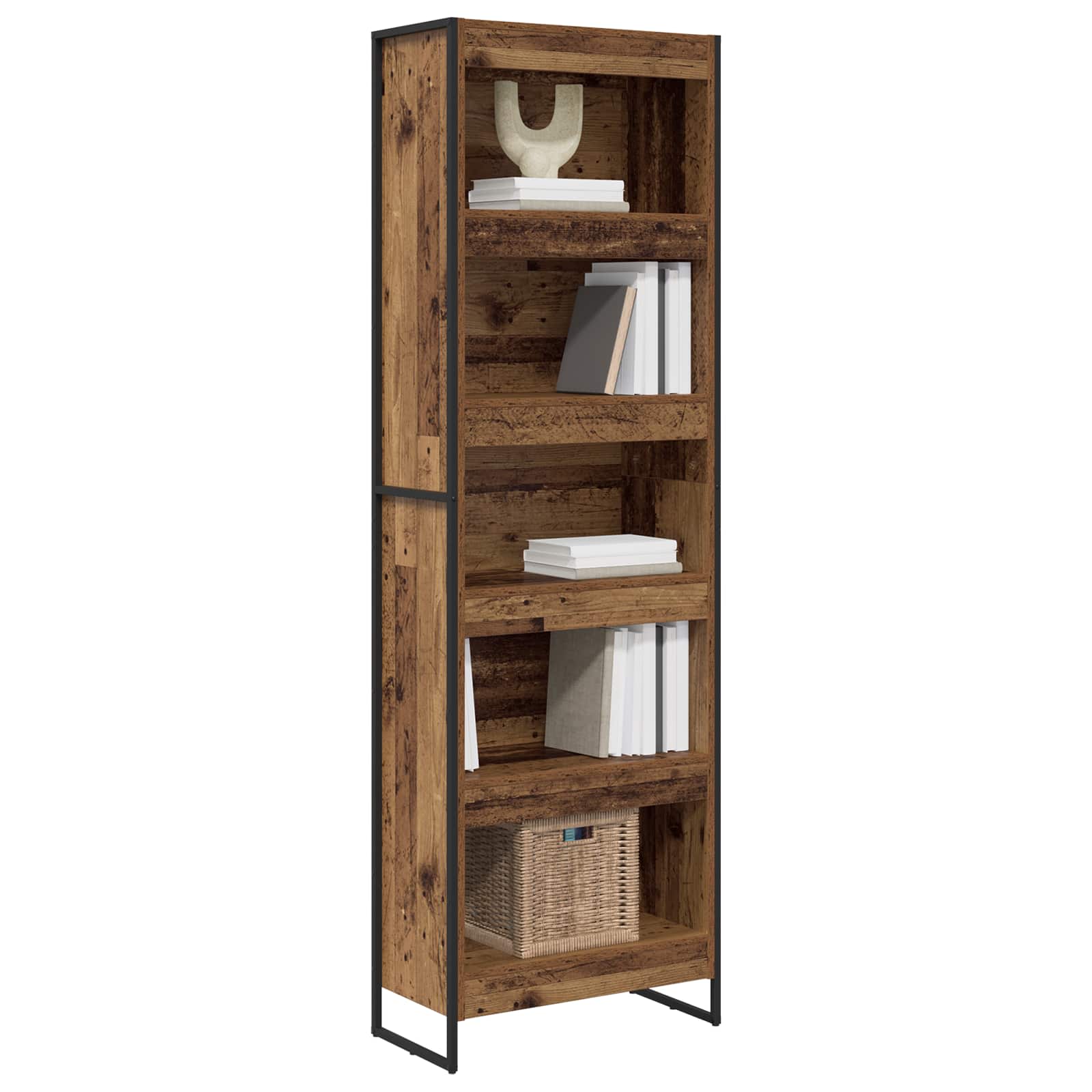 Bibliothèque 2 pcs Bois Ancien 80 x 30 x 155 cm - XIOS