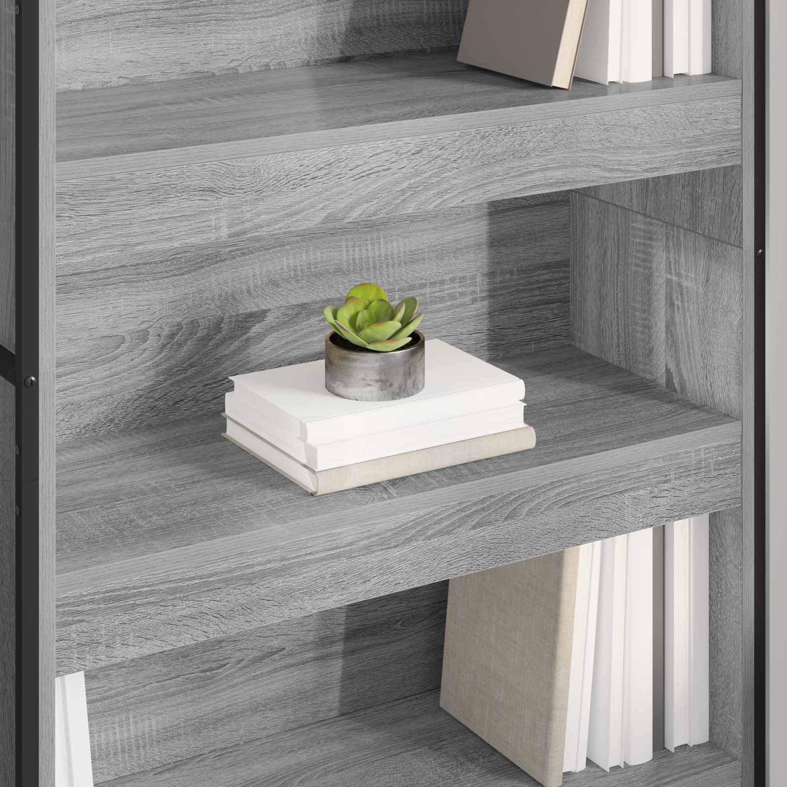 Bibliothèque 2 pcs Gris Sonoma 80 x 30 x 155 cm - XIOS