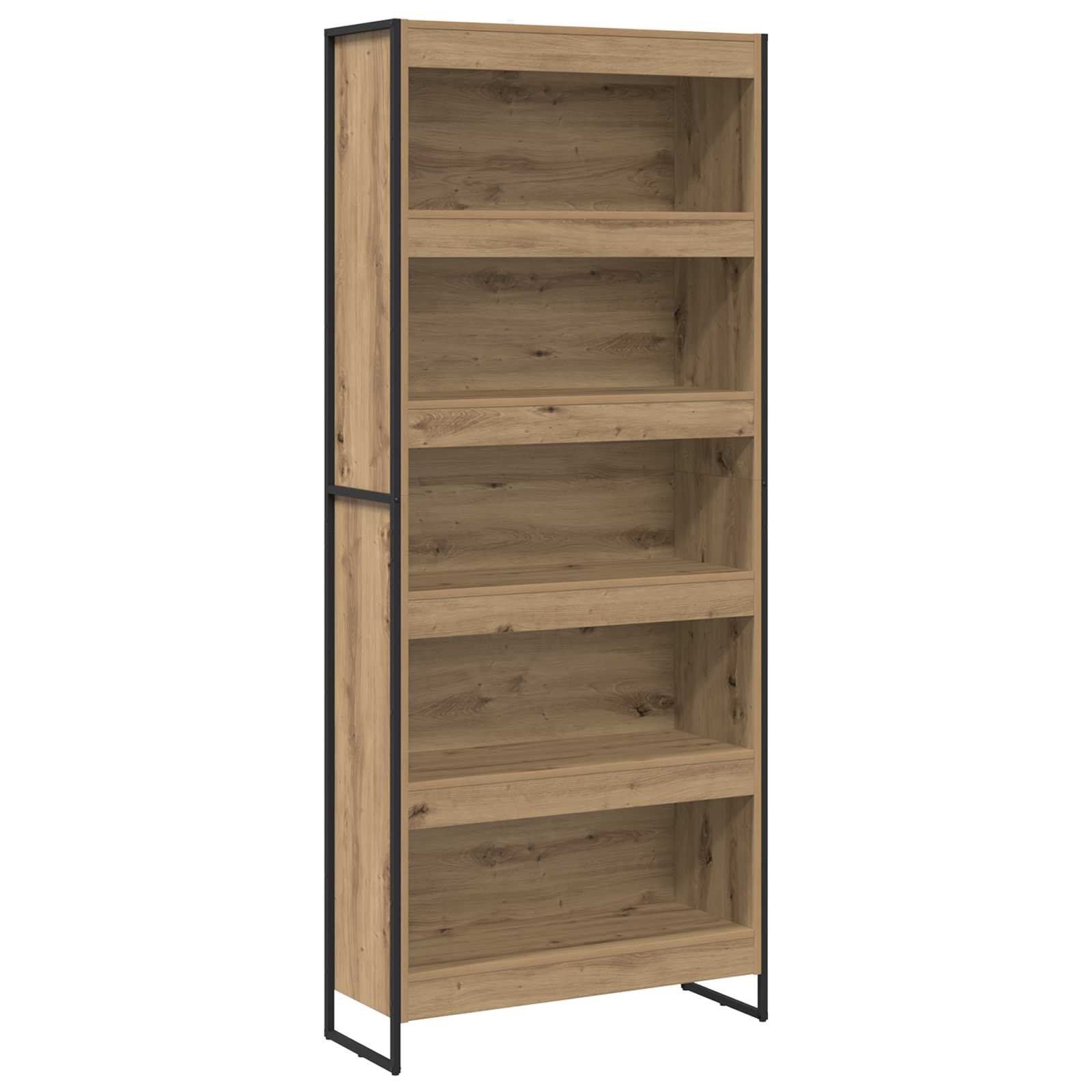 Bibliothèque 80 x 30 x 189,5 cm Bois d'ingénierie Chêne artisan - XIOS