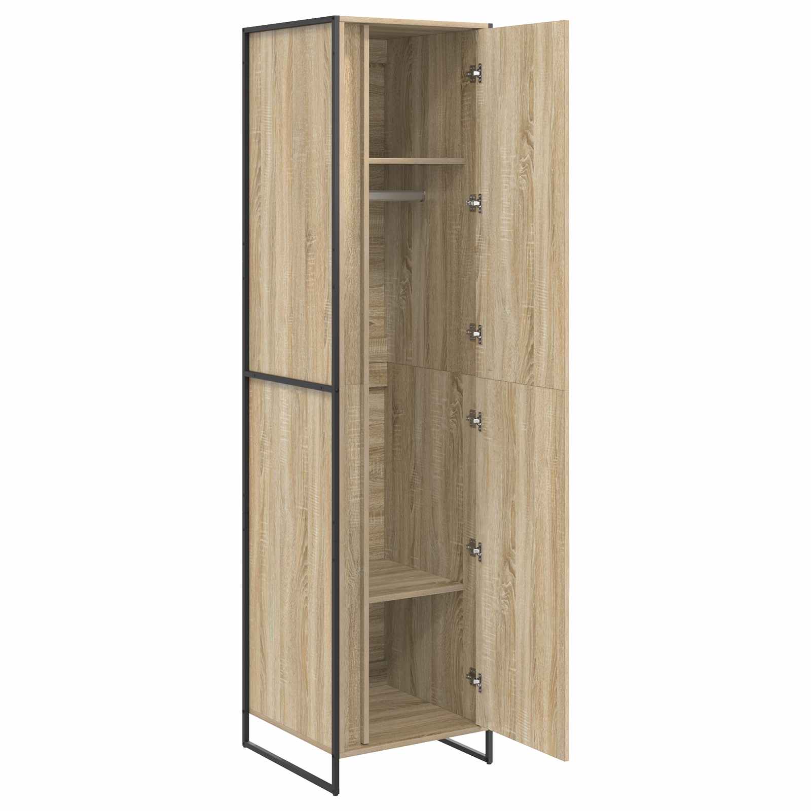 Garde-robe 2 pcs Sonoma 50 x 50 x 200 cm Bois d'ingénierie - XIOS