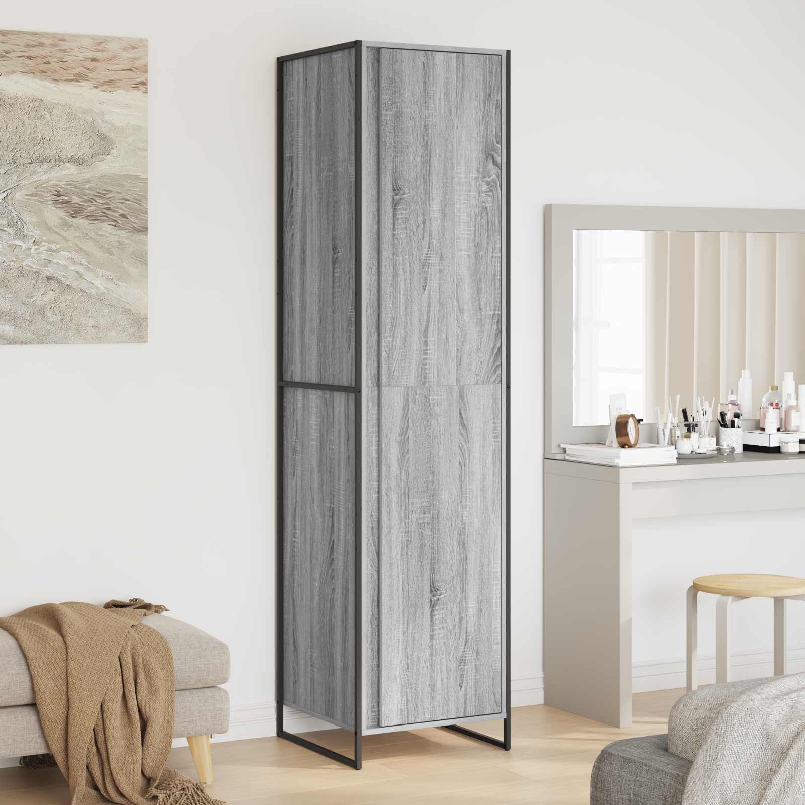 Garde-robe Gris Sonoma 50 x 50 x 200 cm Bois d'ingénierie