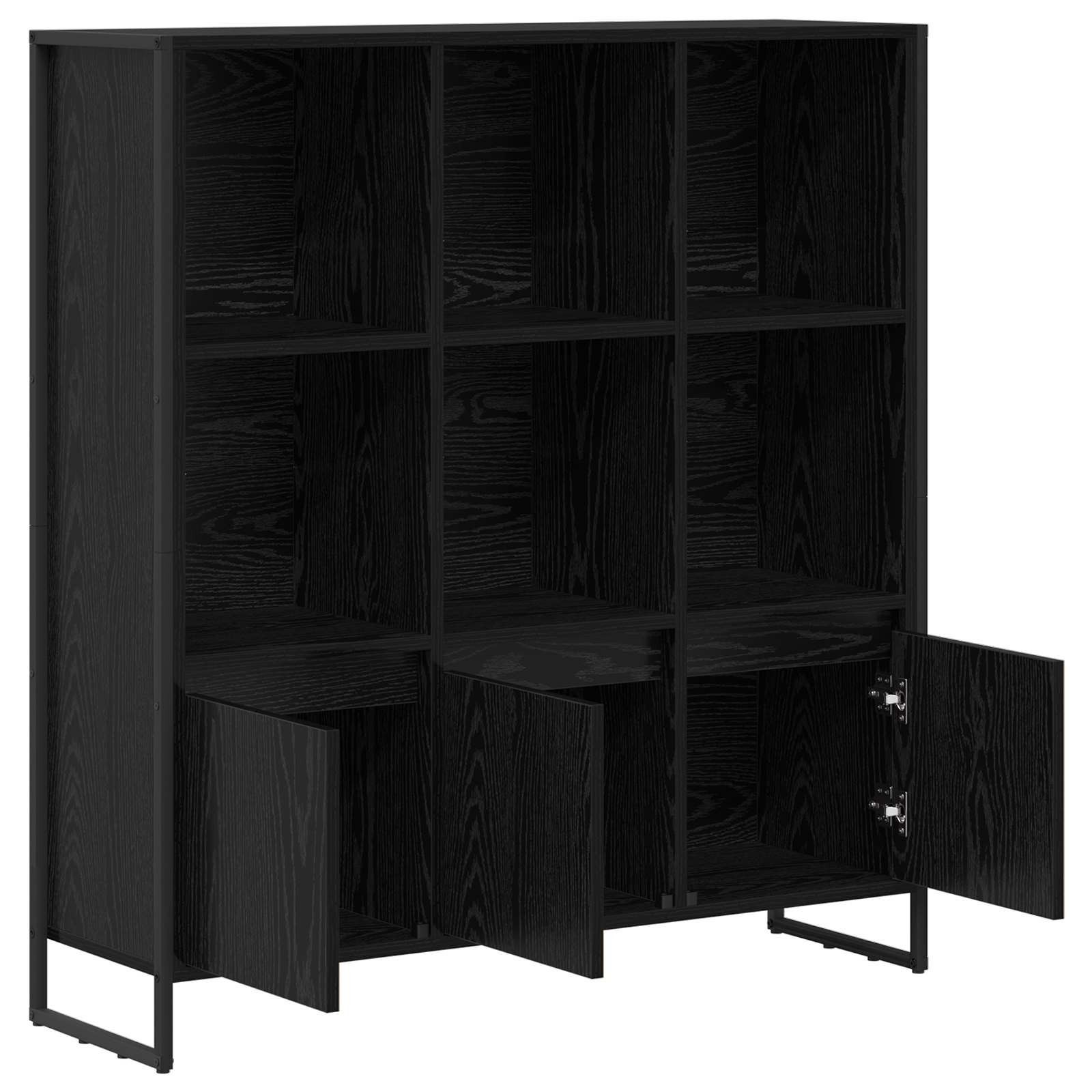 Bibliothèque 2 pcs Chêne noir 99,5 x 30 x 108,5 cm - XIOS