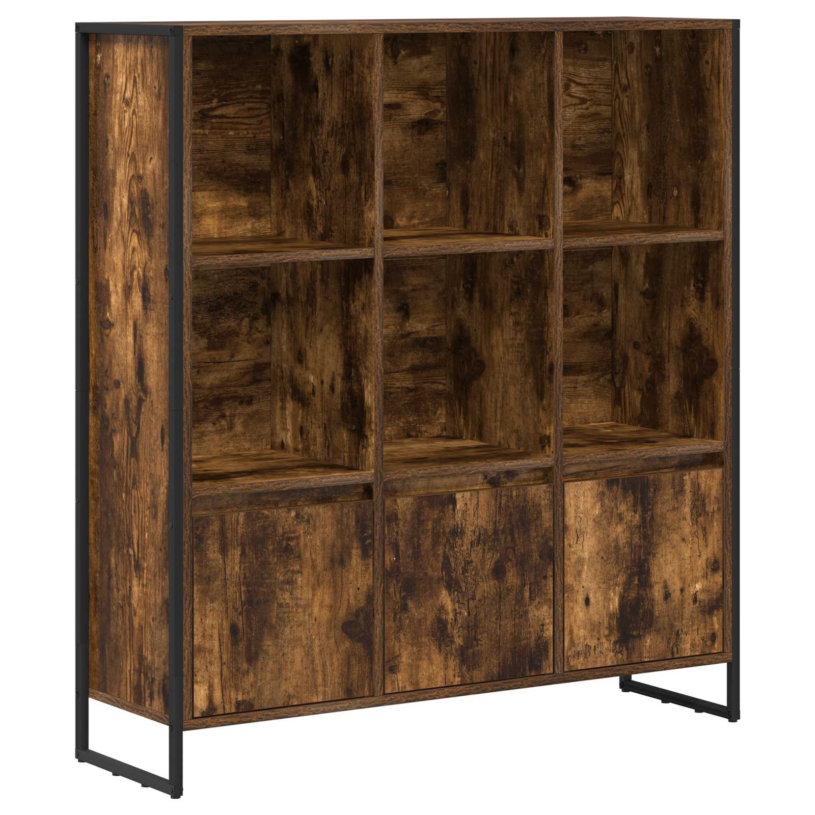 Bibliothèque 2 pcs Chêne Fumé 99,5 x 30 x 108 cm - XIOS