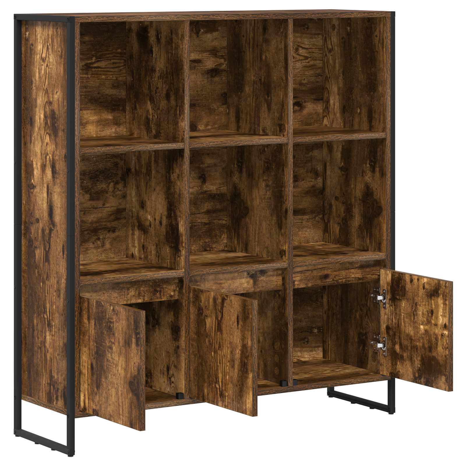 Bibliothèque 2 pcs Chêne Fumé 99,5 x 30 x 108 cm - XIOS