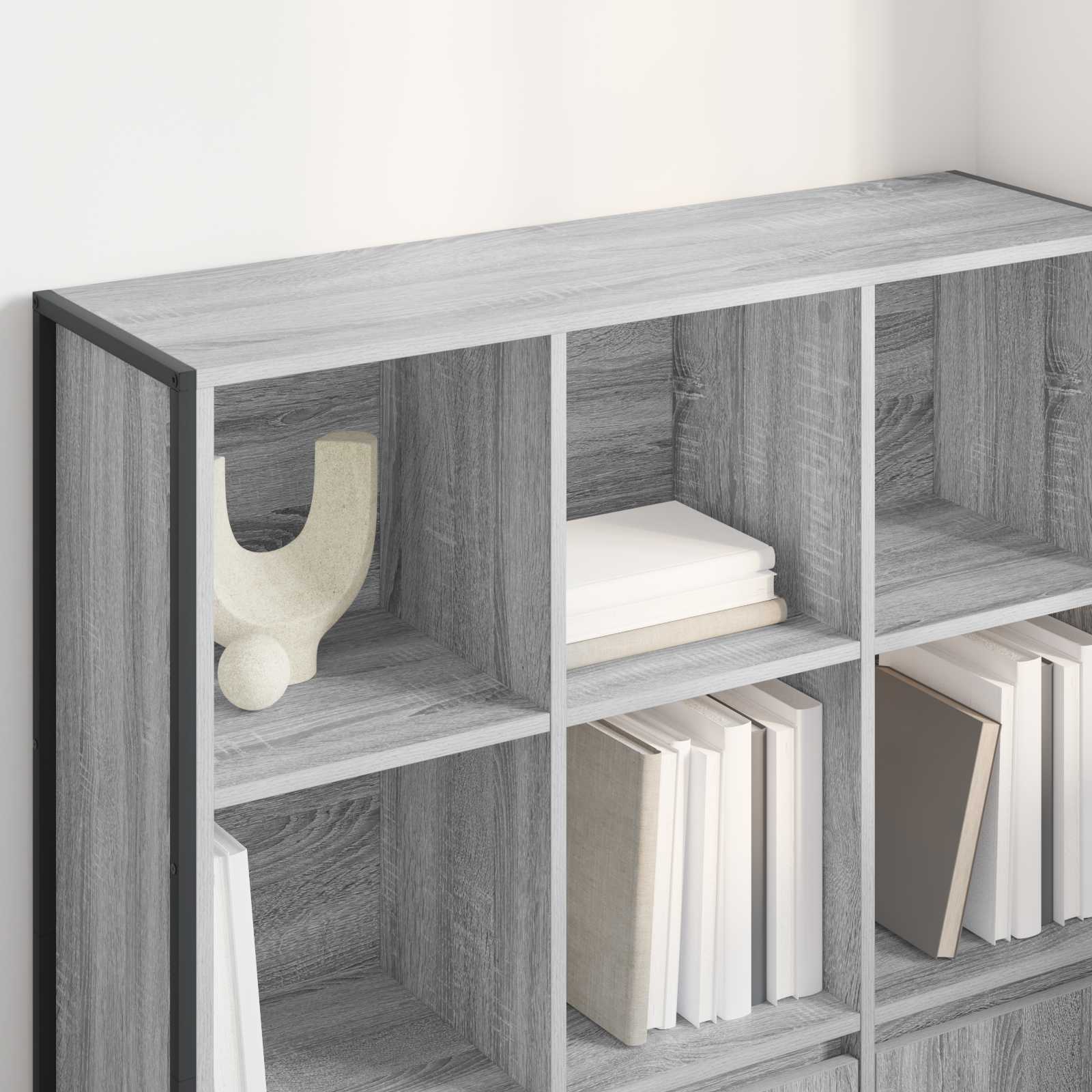 Bibliothèque 2 pcs Gris Sonoma 99,5 x 30 x 108 cm - XIOS