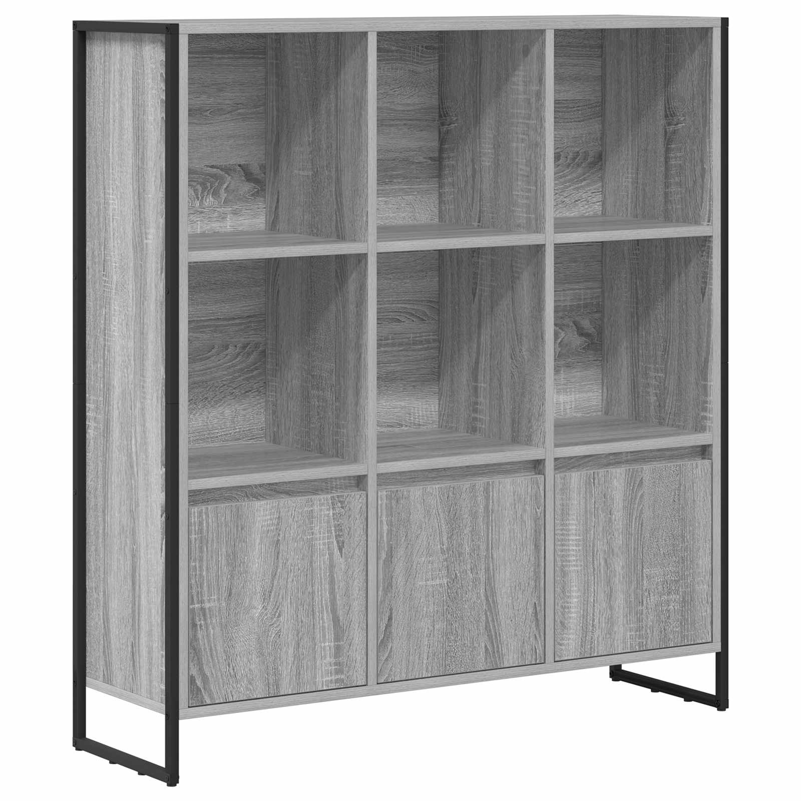 Bibliothèque 2 pcs Gris Sonoma 99,5 x 30 x 108 cm - XIOS