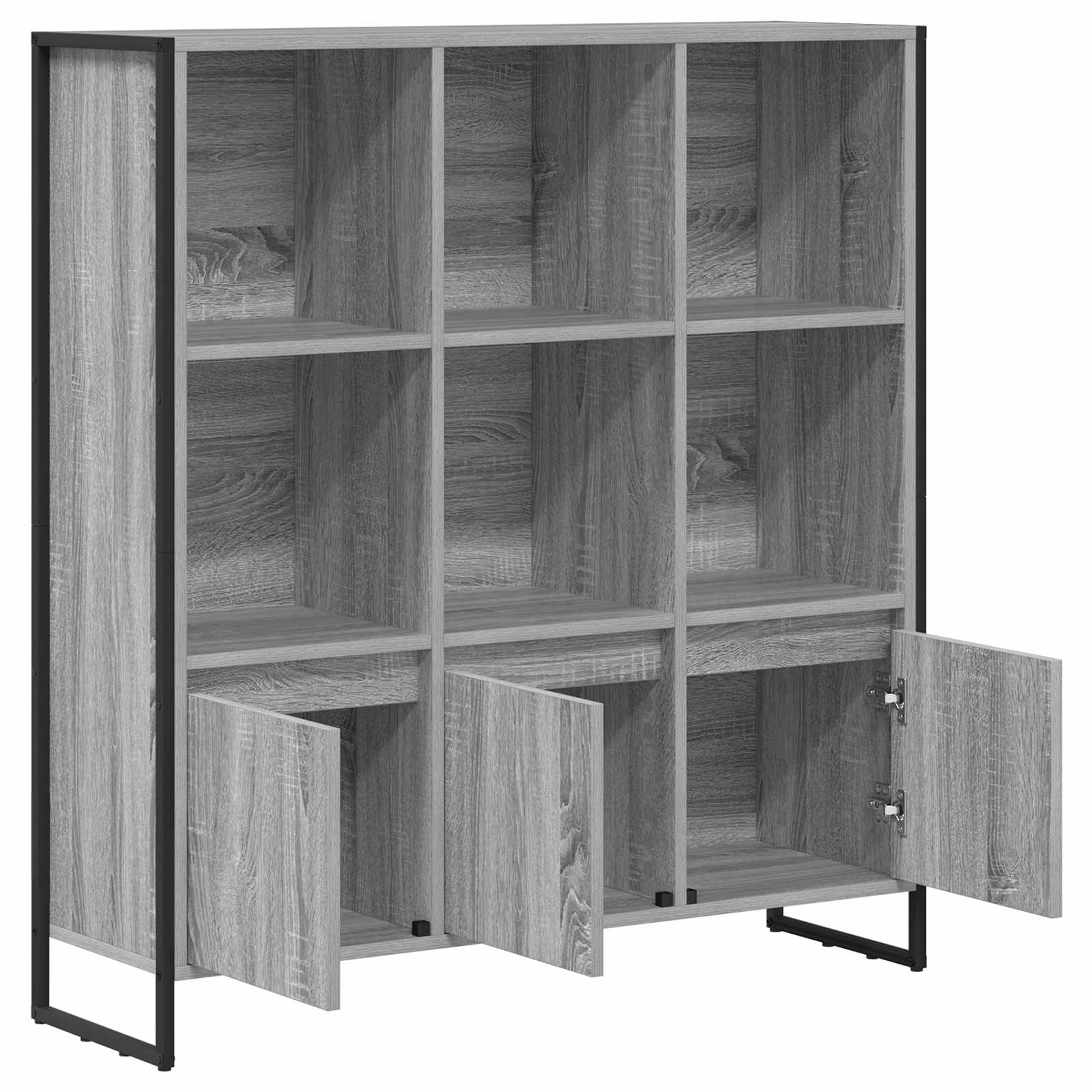 Bibliothèque 2 pcs Gris Sonoma 99,5 x 30 x 108 cm - XIOS