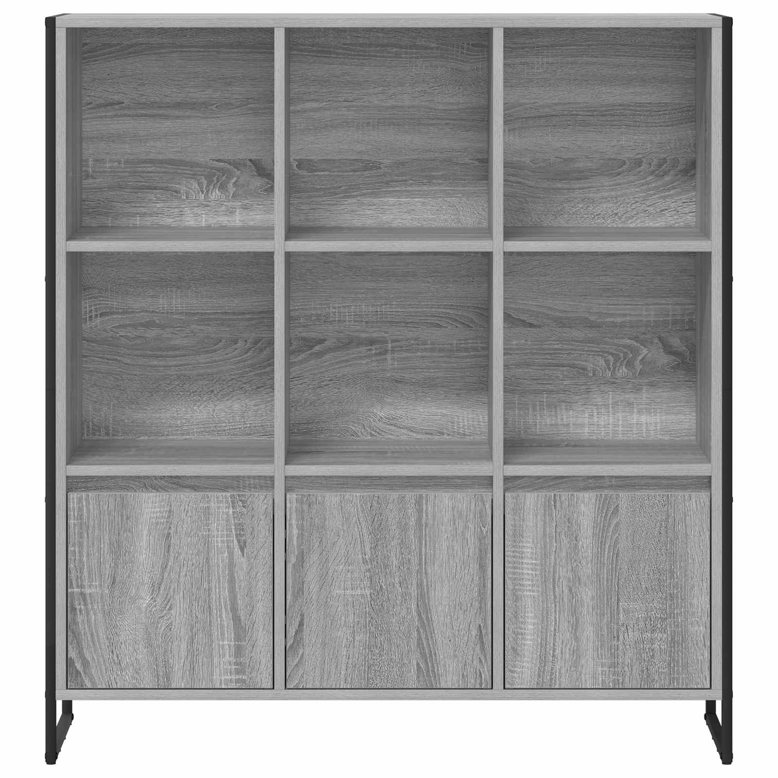 Bibliothèque 2 pcs Gris Sonoma 99,5 x 30 x 108 cm - XIOS