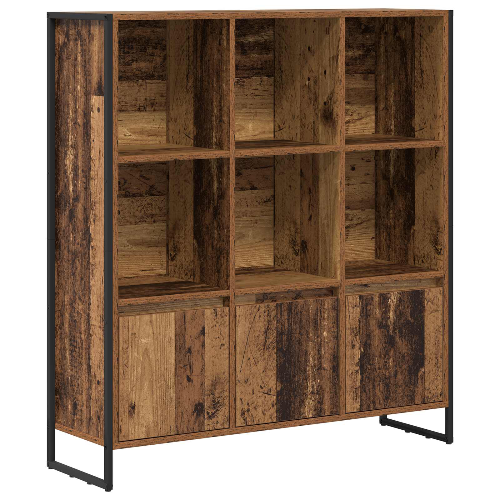 Bibliothèque 2 pcs Bois Ancien 99,5 x 30 x 108 cm - XIOS