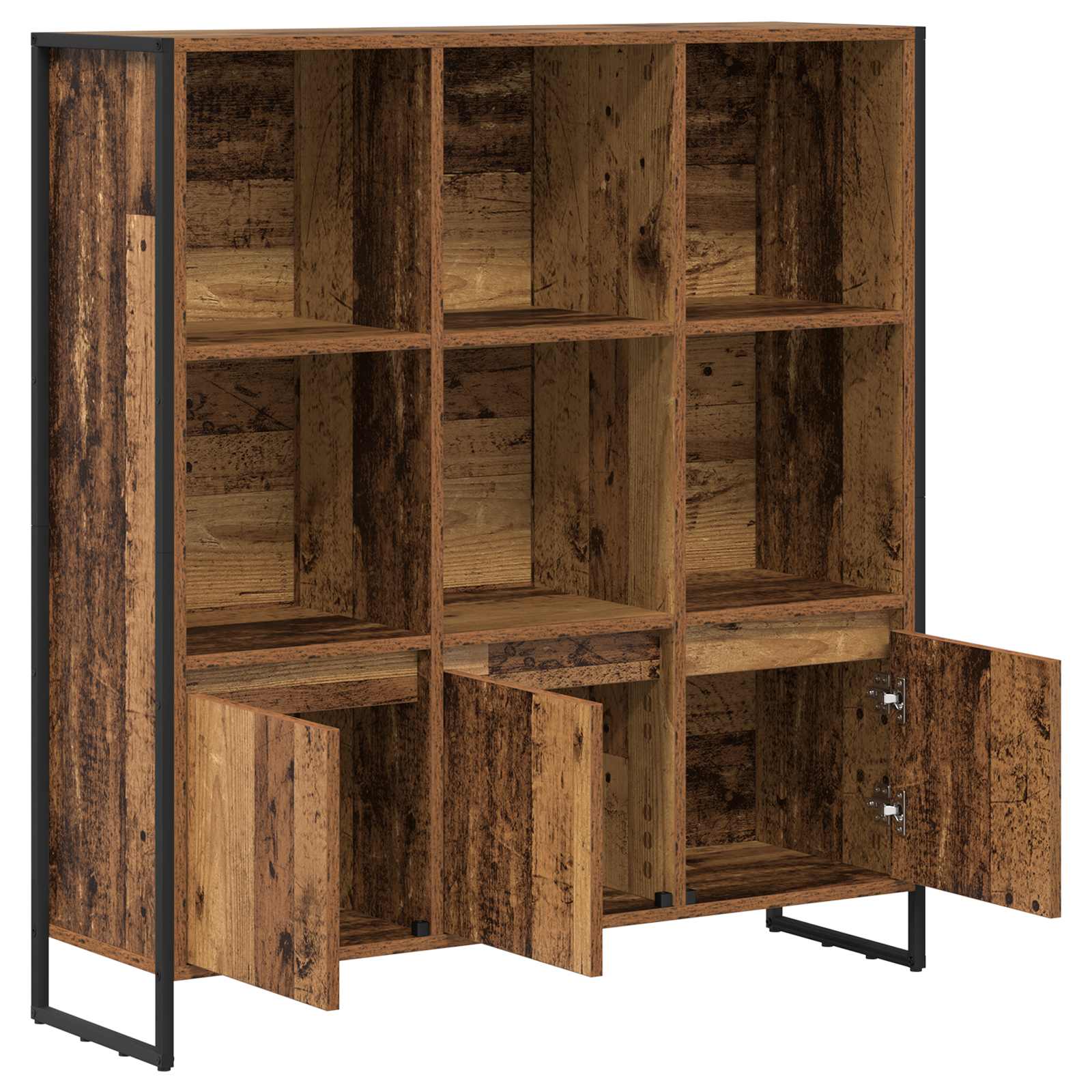 Bibliothèque 2 pcs Bois Ancien 99,5 x 30 x 108 cm - XIOS