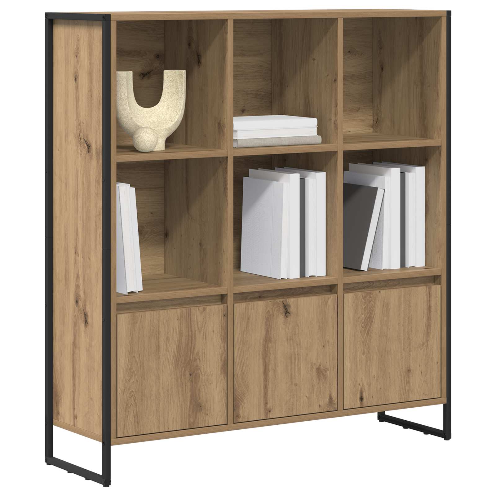 Bibliothèque 2 pcs Chêne artisan 99,5 x 30 x 108 cm - XIOS