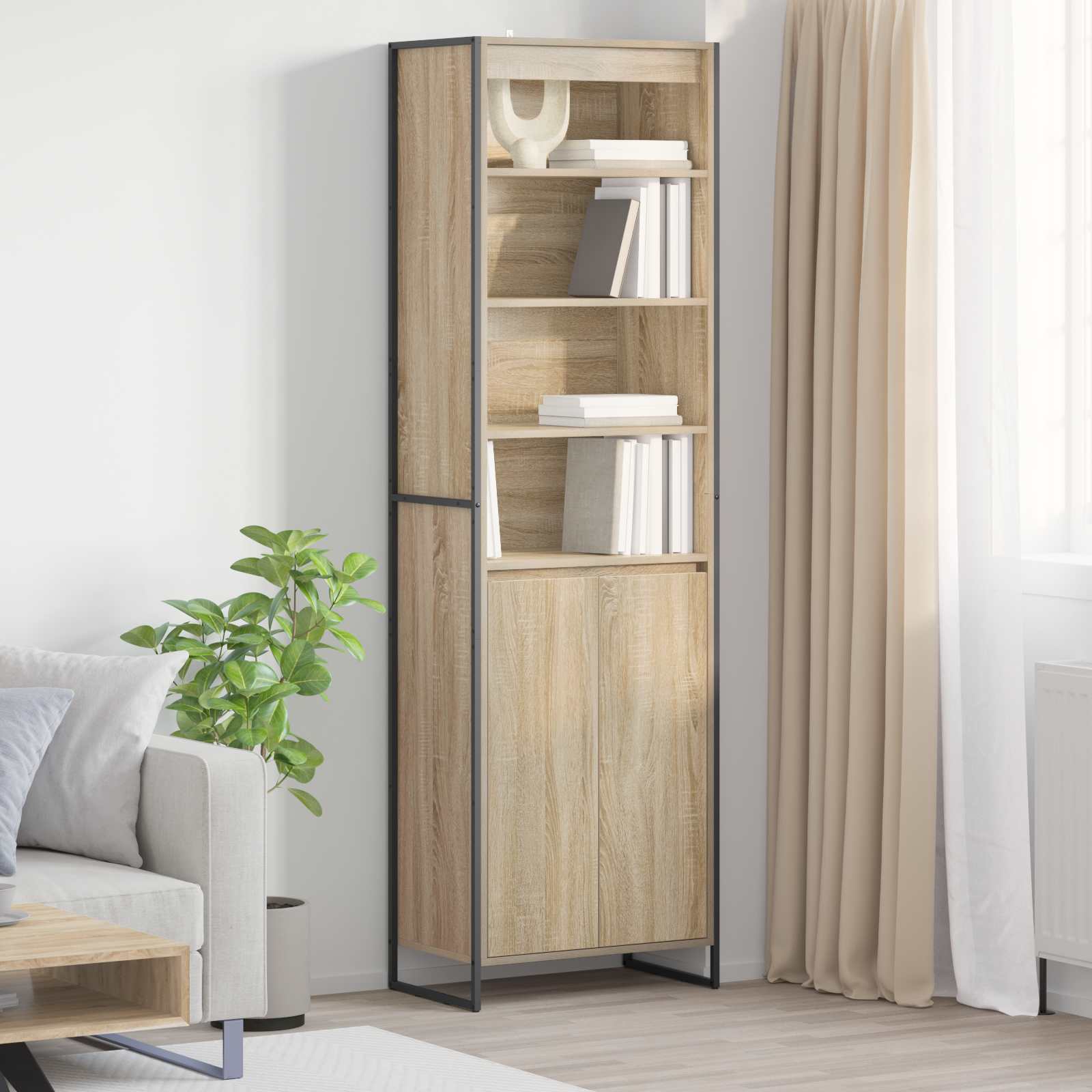 Armoires Hautes Sonoma 60 x 36 x 200 cm Bois d'ingénierie