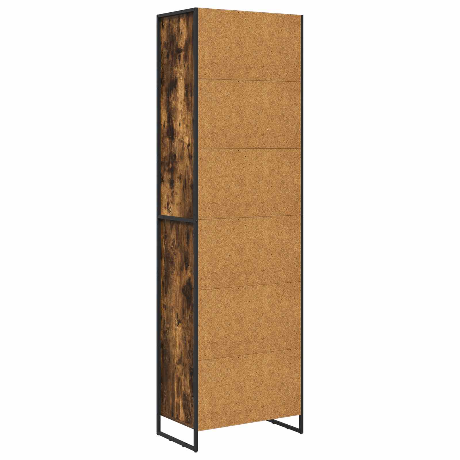 Armoires Hautes Chêne Fumé 60 x 36 x 200 cm Bois d'ingénierie