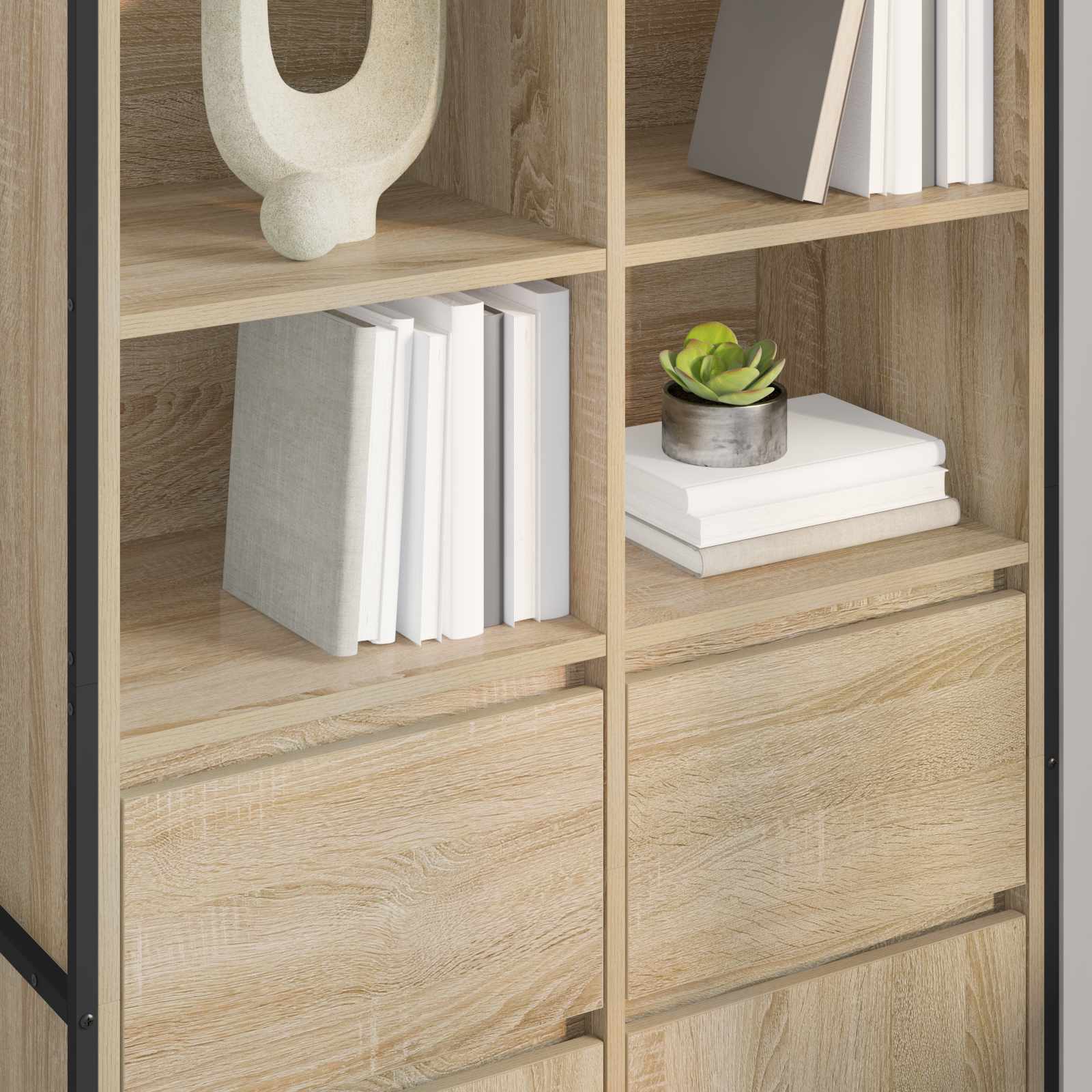 Buffet 2 pcs Sonoma 81 x 36 x 150.5 cm Bois d'ingénierie - XIOS