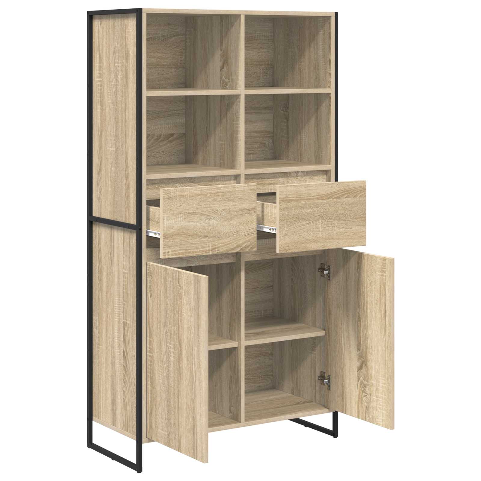 Buffet 2 pcs Sonoma 81 x 36 x 150.5 cm Bois d'ingénierie - XIOS