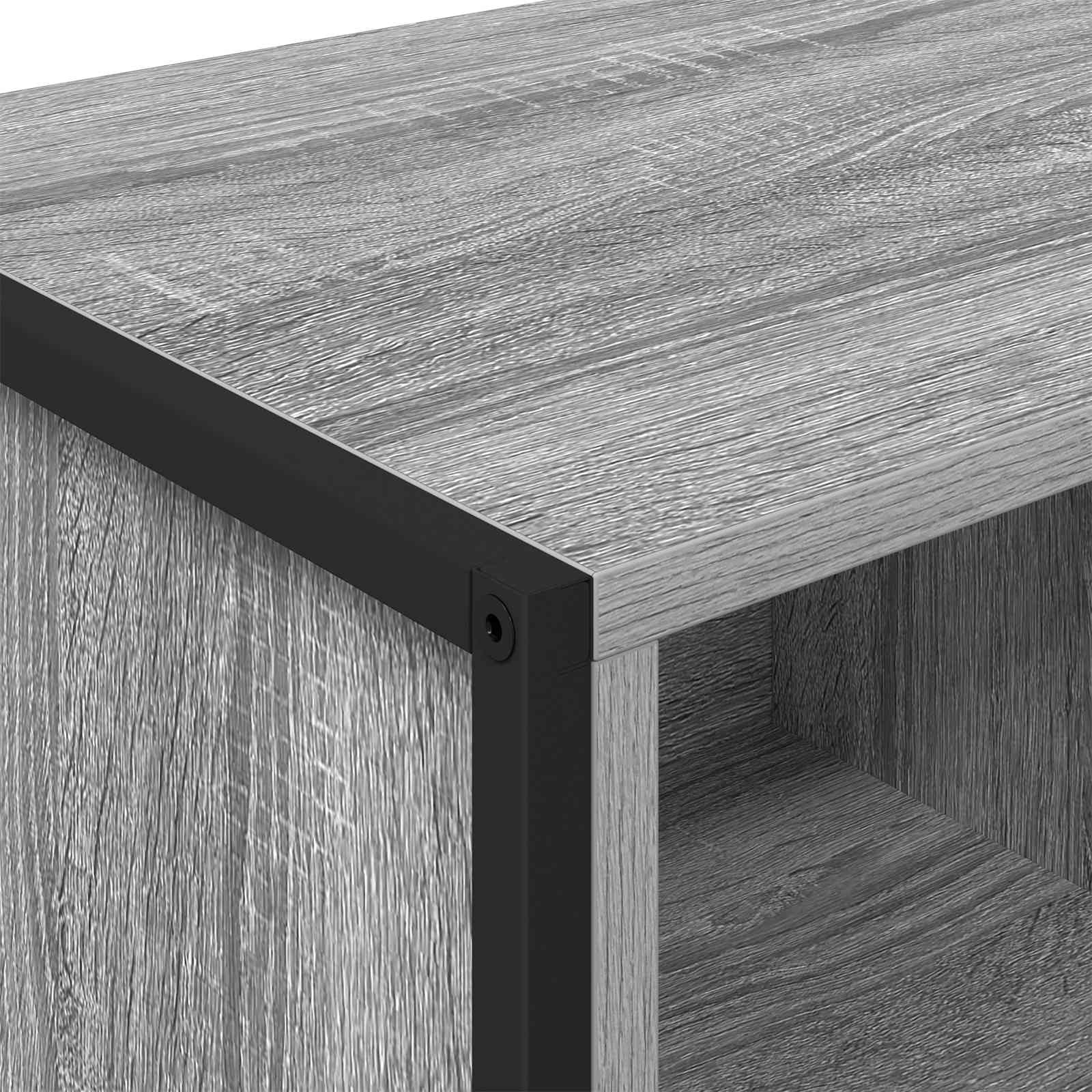 Buffet Gris Sonoma 81 x 36 x 150.5 cm Bois d'ingénierie - XIOS