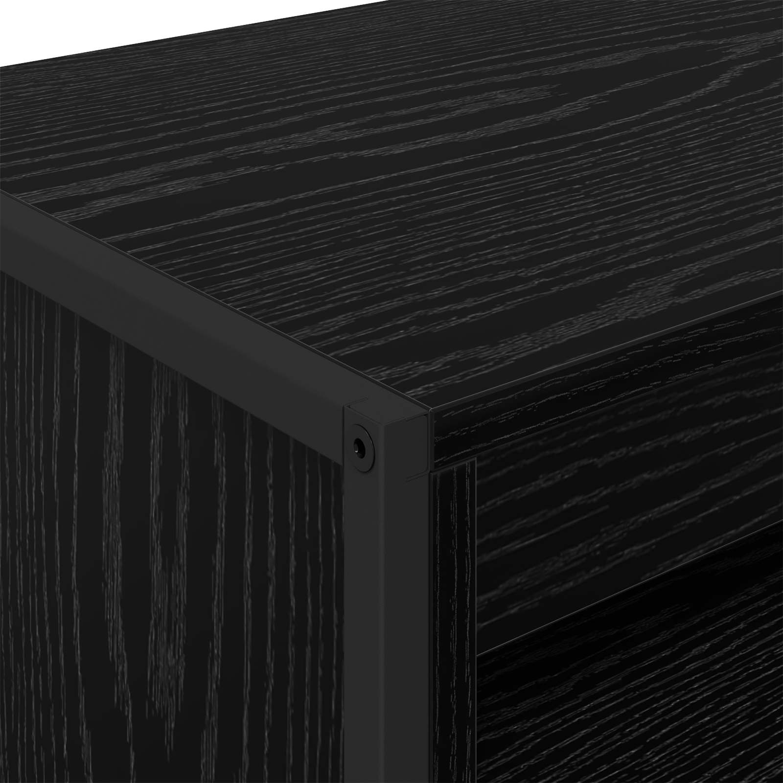 Armoires Hautes Chêne noir 79 x 36 x 200 cm Bois d'ingénierie - XIOS