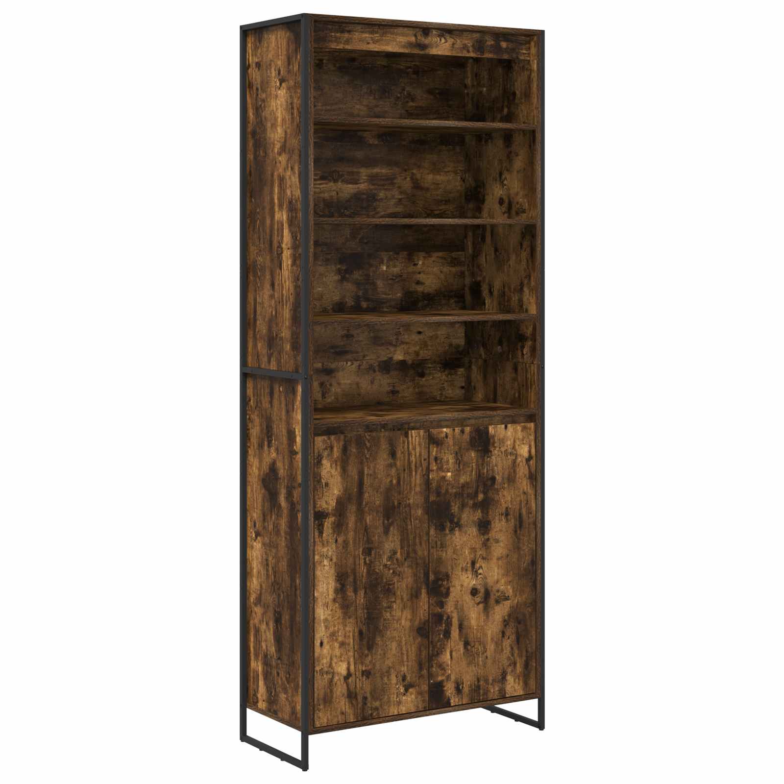 Armoires Hautes Chêne Fumé 79 x 36 x 200 cm Bois d'ingénierie - XIOS