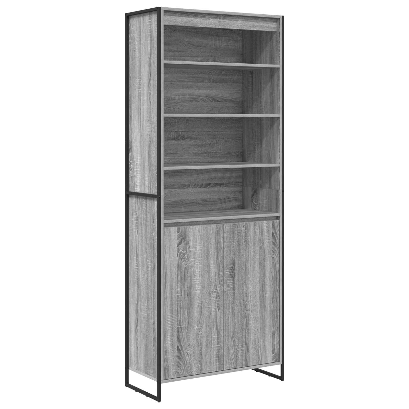Armoires Hautes Gris Sonoma 79 x 36 x 200 cm Bois d'ingénierie